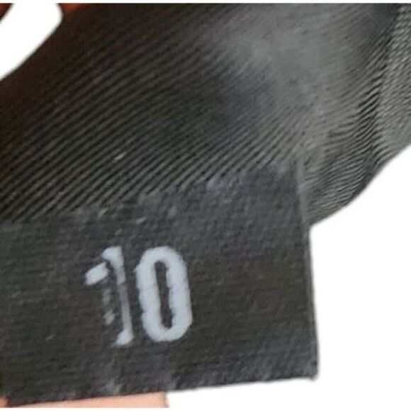 Vintage 80s Windowpane Check Double Breasted Boxy Blazer Womens Size 10 Black Wo - Picture 9 of 9